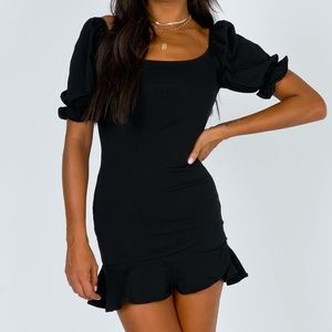 Princess Polly Precious Thing Mini Dress Black